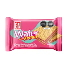 GN - Wafer Sabor Fresa Sixpack Empaque 29 g