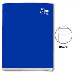 LORO - Cuaderno Rayado Deluxe 80 Hojas