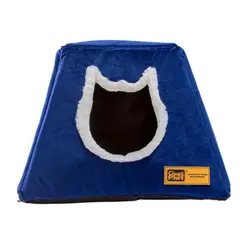 CLAWS PAWS - Casa Gato 3 En 1 Talla 1 Azul