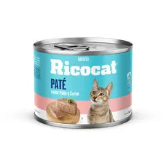 RICOCAT - Paté Gatitos Pollo Carne Lata 180 g