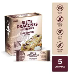 SIETE DRAGONES - Barra Chía & Coco Caja 5 Und