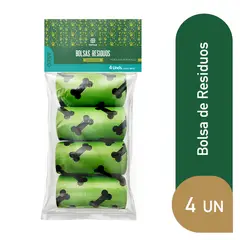 TOTTUS - PACK BOLSAS PARA RESIDUO PERRO 4 ROLLOS