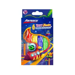 ARTESCO - Plumones Jumbo Superpunta Empaque 6 Und