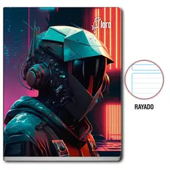 LORO - Cuaderno Rayado Deluxe 84 Hojas Hombre