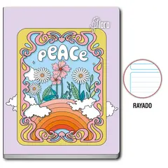 LORO - Cuaderno Rayado Deluxe 84 Hojas Mujer