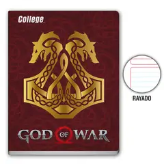 COLLEGE - Cuaderno Rayado PlayStation Deluxe 80 Hojas
