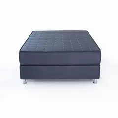 EL CISNE - Jgo De Cama Easy Black 1 Plz ( Colchon + Base Tarima )