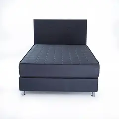 EL CISNE - Dormitorio Easy Black 2 .Plz  ( Colchon + Base Tarima + Cabecera )