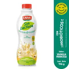 LAIVE - Yogurt Sin Lactosa Vainilla Botella 946 g