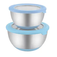 CASA JOVEN - Setx2 Bolos Acero Inoxidable Base Silicona con Tapa