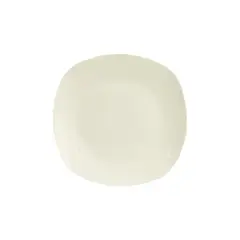 CASA JOVEN - Plato Tendido Semicuadrado Blanco 10.5cm
