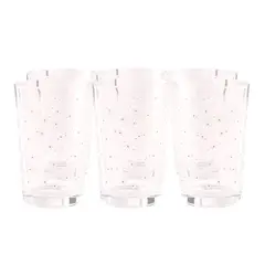 CASA JOVEN - Juego de Vasos 10 Oz x 6 Piezas Andrea