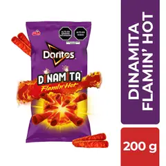 Doritos - Snack Dinamita Flamin Hot Bolsa 200 g