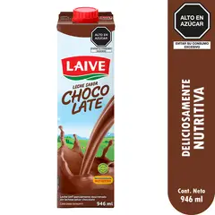 LAIVE - Leche Sin Lactosa Chocolate Caja 946 mL