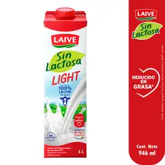 LAIVE - Leche Light Sin Lactosa Caja 946 mL