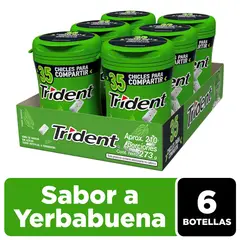 TRIDENT - Chicle Yerbabuena Display 6 Und