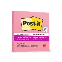 POST IT - Notas Adhesivas 76 mm Color Rosa Empaque 90 Hojas