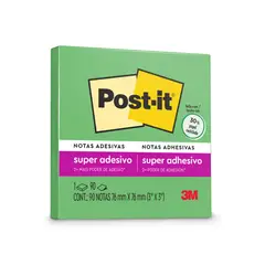 POST IT - Notas Adhesivas 76 mm Color Verde Empaque 90 Hojas