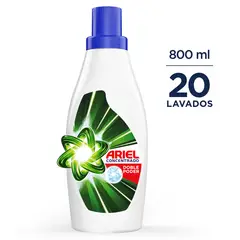 ARIEL - Detergente Líquido Doble Poder Envase 800 mL