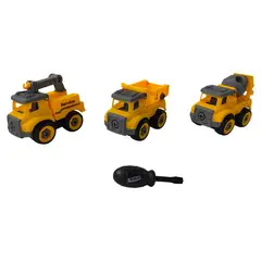 EBX - Vehículo Construccion Builder Trío 3 Pack