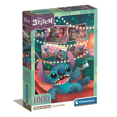 CLEMENTONI - Rompecabezas Stitch Disney 1000 Pzas