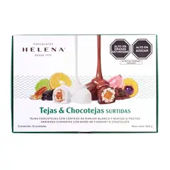 HELENA - Tejas y Chocotejas Surtidas Caja 360 g