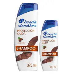 HEAD AND SHOULDERS - Shampoo Head & Shoulders Protección Caída Cafeína Empaque 2 Und