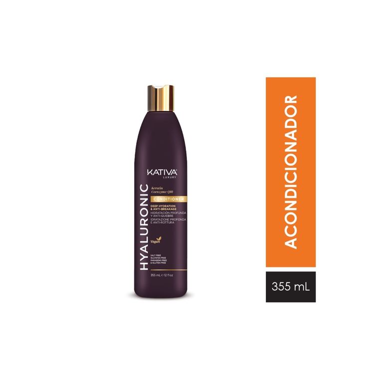 Acondicionador Hyaluronic Keratin Coenzyme Q10 Envase 355 mL