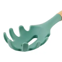 CASA JOVEN - Espumadera de Silicona Mango Madera