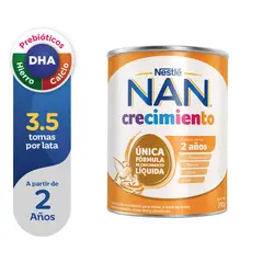 NAN - Fórmula Láctea Líquida 3 Crecimiento Lata 390 g