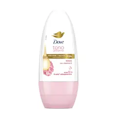 DOVE - Antitranspirante Roll On Tono Uniforme Rosa Envase 50 mL