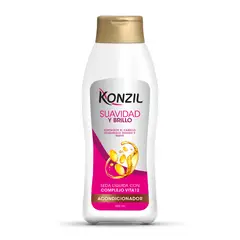 KONZIL - Acondicionador Suavidad y Brillo Seda Líquida Envase 650 mL