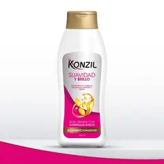 KONZIL - Acondicionador Suavidad Y Brillo Seda Liquida Botella 650 mL