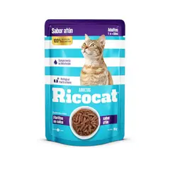 RICOCAT - Filetitos Sabor Atún Adulto Pouch 85 g
