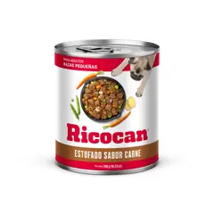 RICOCAN - Estofado de Carne Perros Adultos Pequeños Lata 290 g
