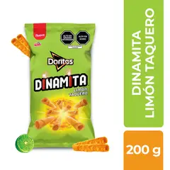 Doritos - Tortillas de Maíz Dinamita Limón Bolsa 200 g
