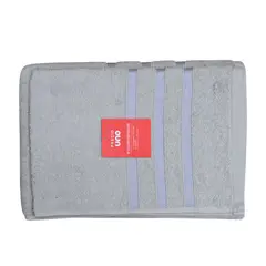 PRECIO UNO - Set Toalla Mano y Baño Bas Gri