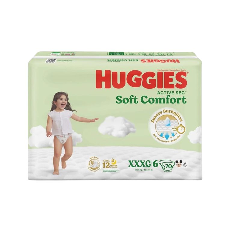 Pañales Active Sec Talla XXXG Empaque 70 Und