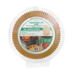 undefined - Papel Antiadherente Air Fryer Eurika Empaque 50 Und
