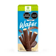 TOTTUS - Barquillo Wafer Roll Cookies & Cream x 43 g
