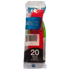 DARNEL - Cuchara Dulcera Rojo Empaque 20 Und