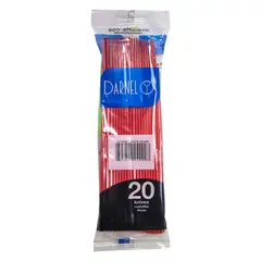 DARNEL - Cuchillo Rojo Empaque 20 Und