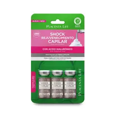 PLACENTA LIFE - Shock Capilar Hialurónico Empaque 3 Und