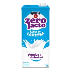 GLORIA - Leche UHT Zero Lacto Caja 1 L