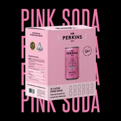 MR PERKINS - Pink Soda Pack 12 Latas 180 mL