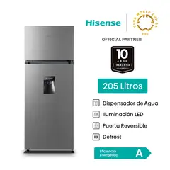 HISENSE - Refrigeradora Gris TMF 205L RD267H BCD-205