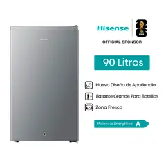 HISENSE - Frigobar Gris 90L RR121H