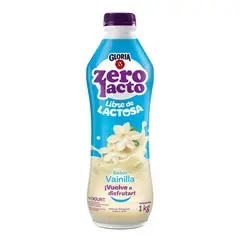 GLORIA - Yogurt Zero Lacto Vainilla Botella 1 Kg