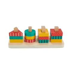 FISHER PRICE - Wood Shape Stacker