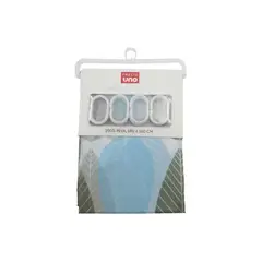 PRECIO UNO - Cortina de Baño Hojas